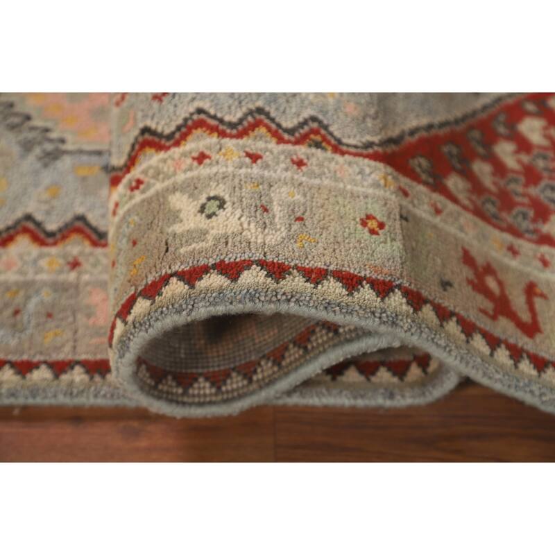 Geometric / Tribal Heriz Serapi Runner Rug Handmade Wool Carpet - 2'8" x 8'0"