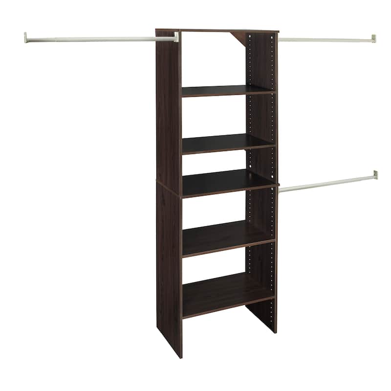 ClosetMaid SuiteSymphony 25-inch Wide Starter Tower Closet Organizer