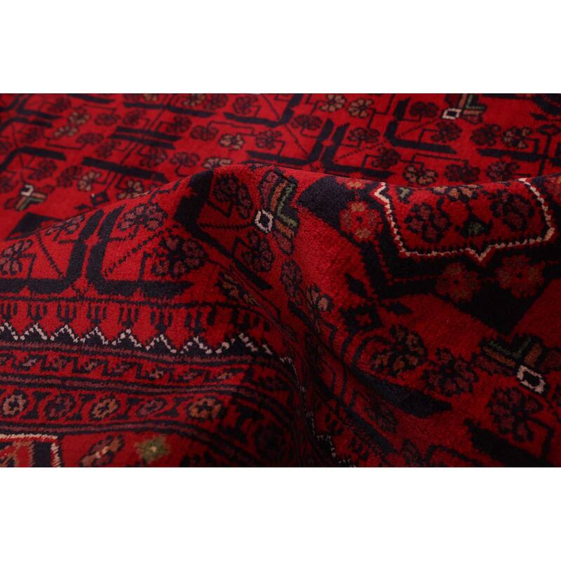 ECARPETGALLERY Hand-knotted Finest Khal Mohammadi Red Wool Rug - 5'7 x 7'8