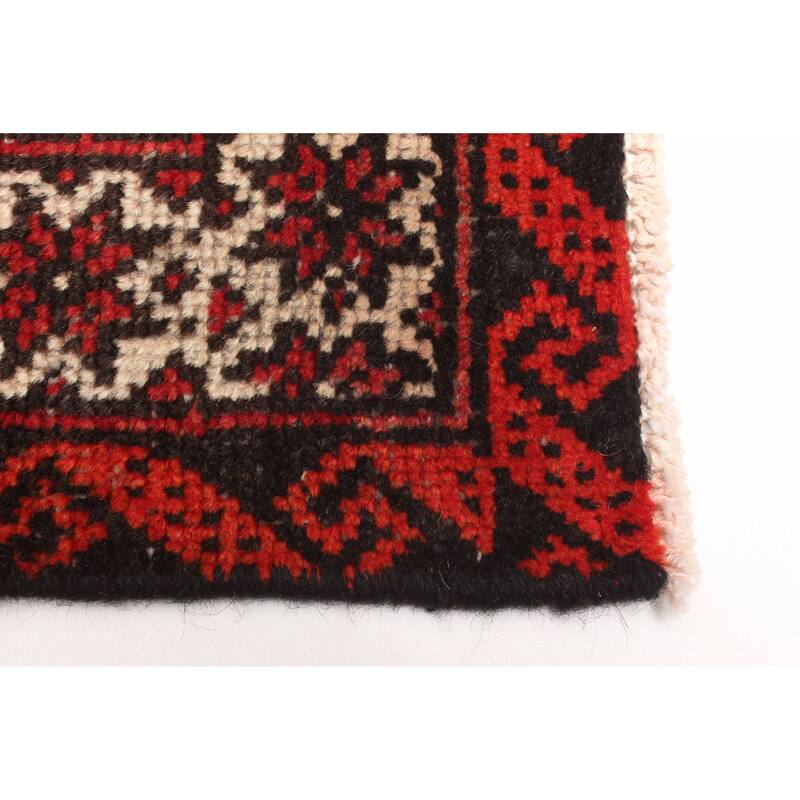 ECARPETGALLERY Hand-knotted Antalya Vintage Red Wool Rug - 3'9 x 6'5