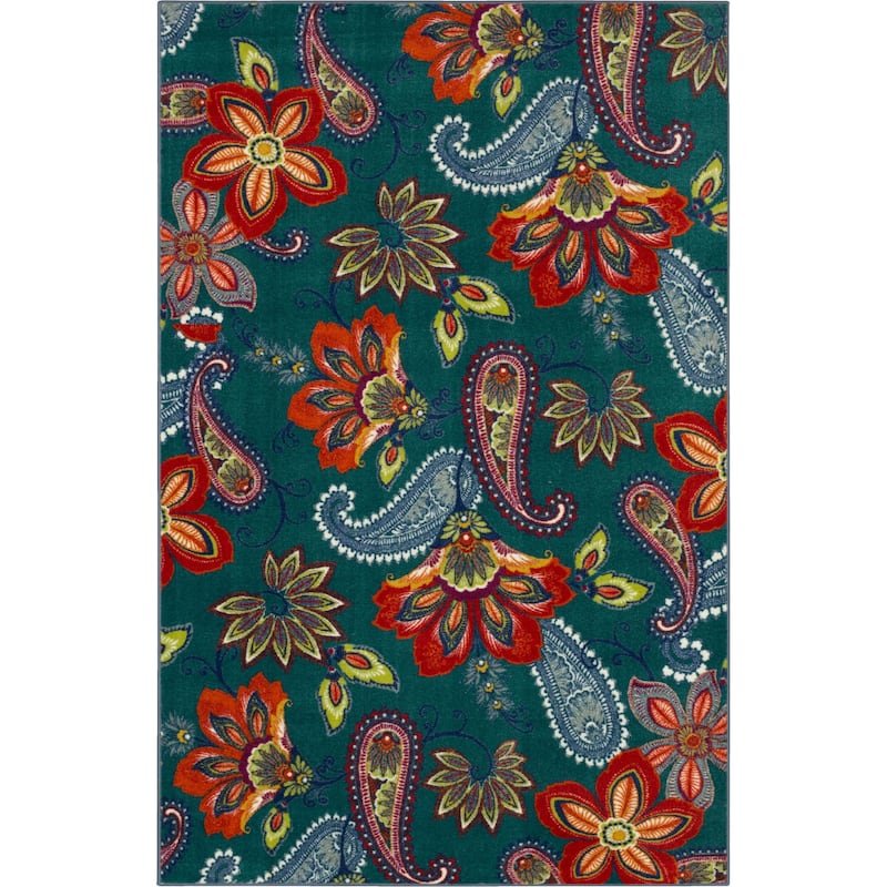 Mohawk Home Whinston Paisley Floral Area Rug - 5' x 8' - Runner/Rectangle