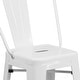preview thumbnail 95 of 97, 24'' High Metal Indoor-Outdoor Counter Height Stool with Back