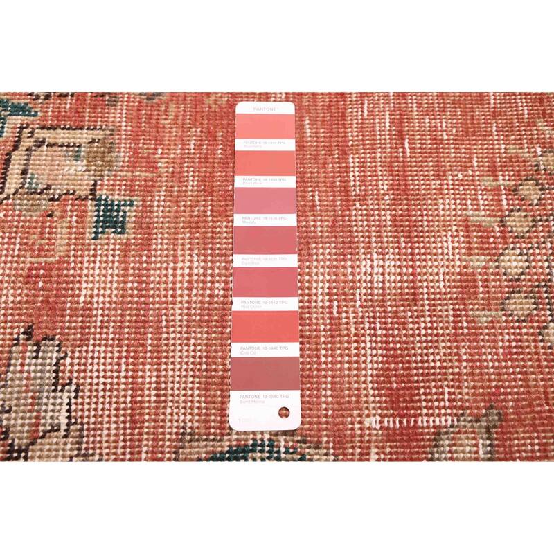 ECARPETGALLERY Hand-knotted Antalya Vintage Dark Copper Wool Rug - 5'9 x 8'9