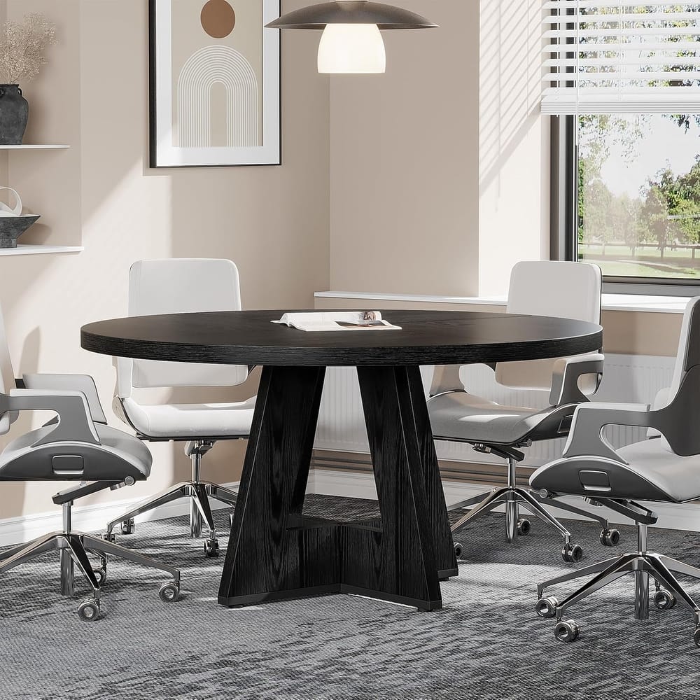 47-Inch Round Conference Table/Desk for Meeting/Seminar/Training Room