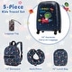 preview thumbnail 38 of 38, Costway 5 PCS Kids Luggage Set with Backpack Neck Pillow Luggage Tag - See Details