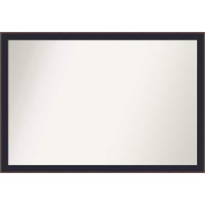 Havana Black Bronze Non-Beveled Framed Bathroom Vanity Wall Mirror - Havana Black Bronze