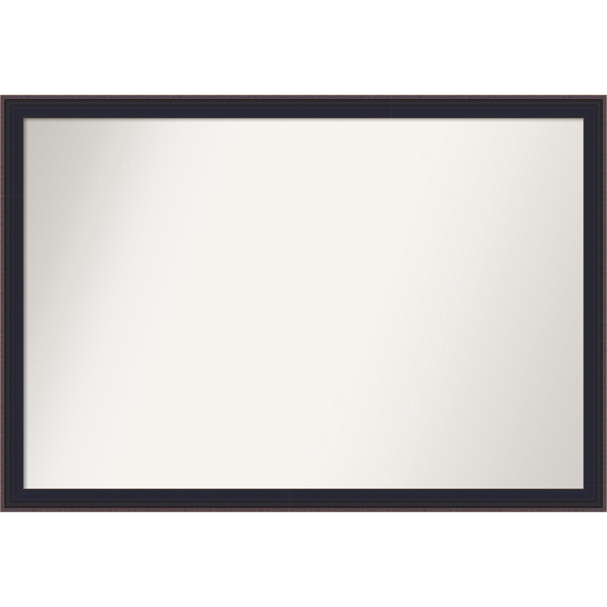 Havana Black Bronze Non-Beveled Framed Bathroom Vanity Wall Mirror - Havana Black Bronze