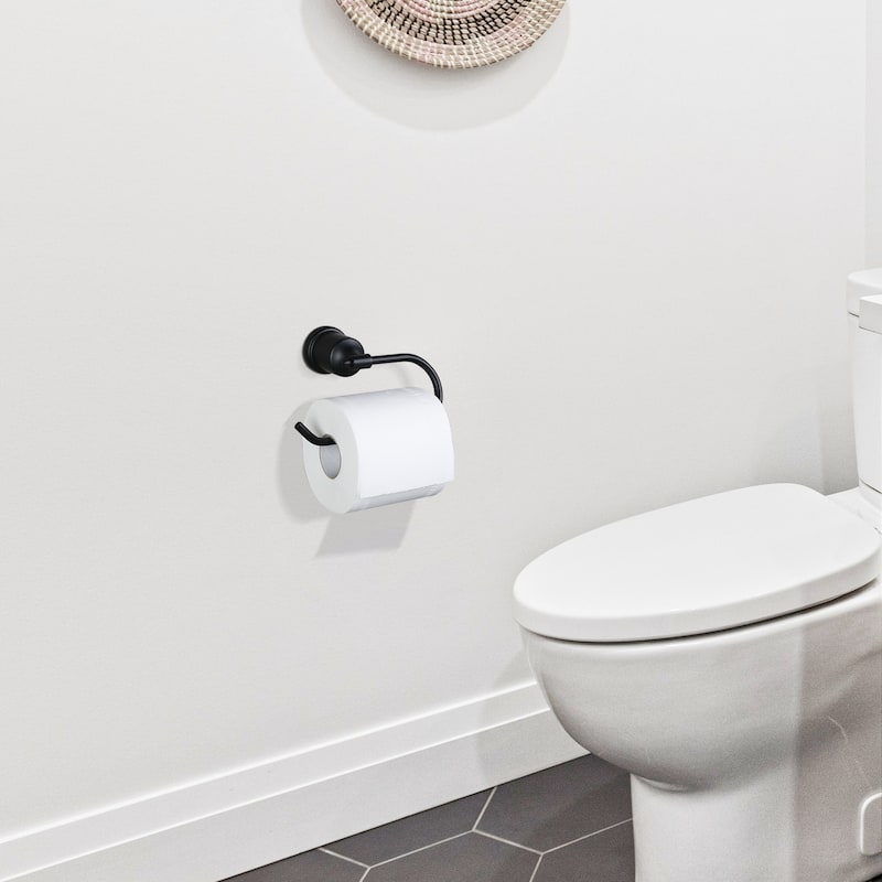 WOWOW Wall-Mounted Stainless Steel Bathroom Toilet Paper Holder