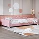 preview thumbnail 14 of 49, Upholstered Daybed with Cloud-Shaped Backrest & Armrests