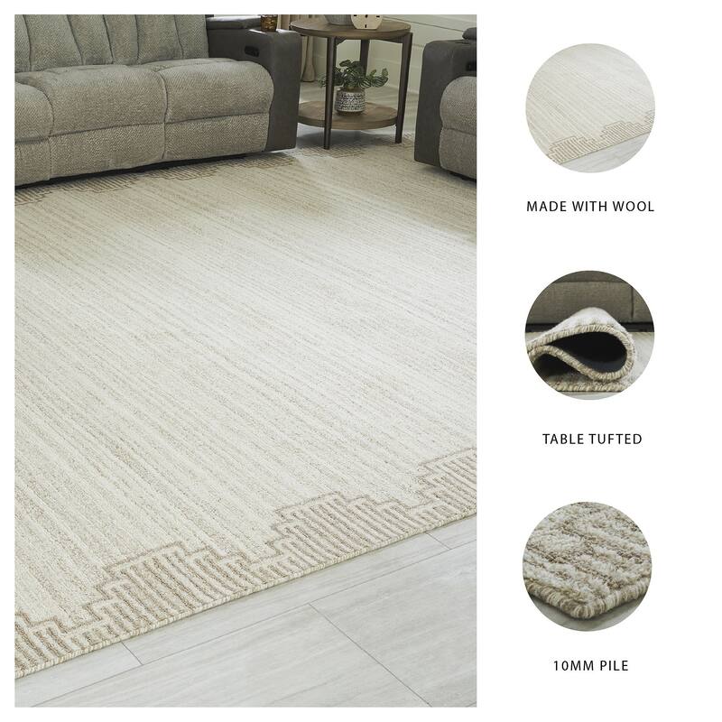 Signature Design by Ashley Emorymore Beige/Brown Rug