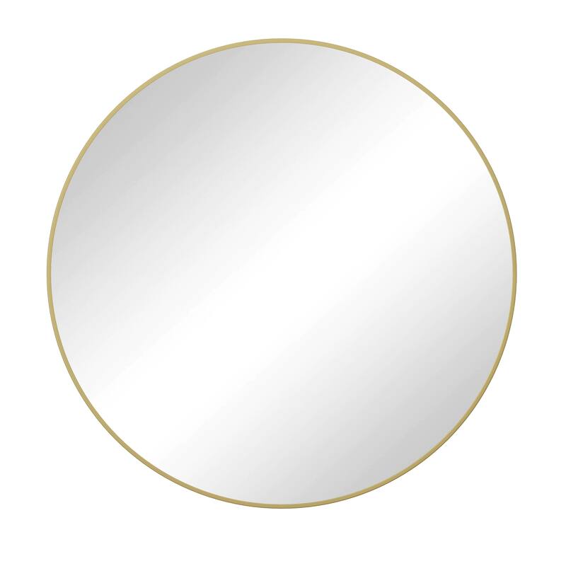 Circular Mirror - Gold