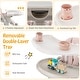 preview thumbnail 34 of 35, Costway High Chair for Babies & Toddlers with Rolling Wheels - See Details