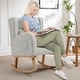 preview thumbnail 8 of 80, HOMYKA 28" Wide Rocking Chair for Nursery