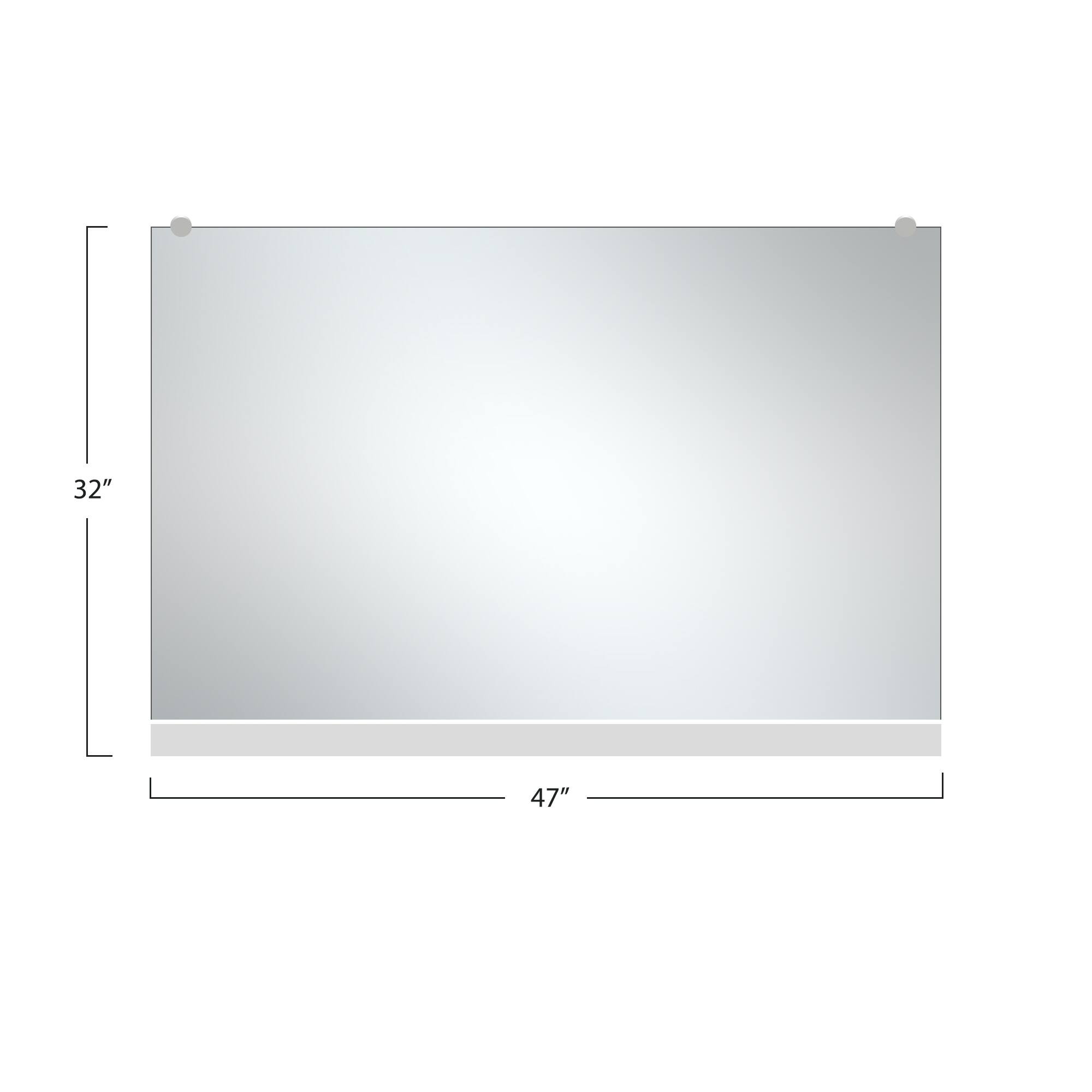 Wall Mounted Activity Mirror, Home Gym Mirror with Flat Polished Edge On Sale Bed Bath