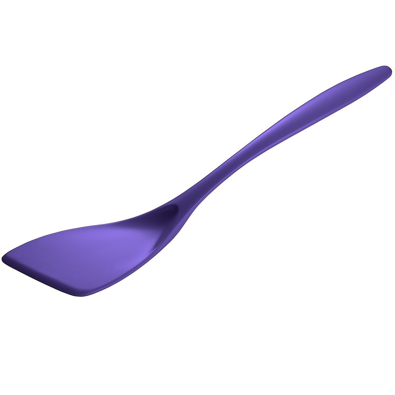 Hutzler 12.5 Inch Melamine Angled Solid Turner Spatula