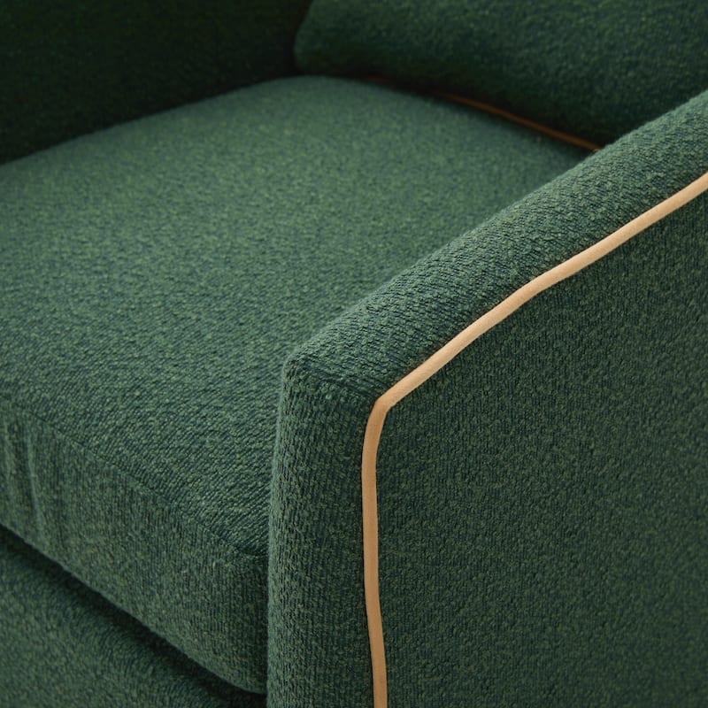 Swivel Accent Chair Upholstered Club Chair Barrel Sofa Chair for Living Room , Reading Corner, and Small Spaces