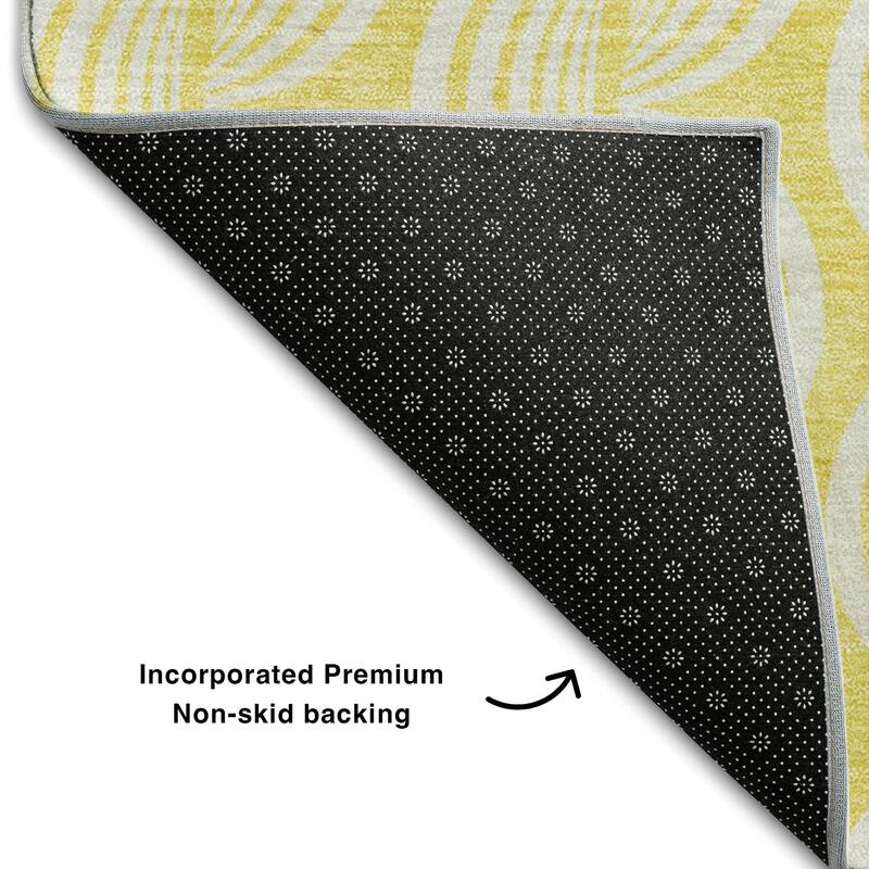 Premium Washable Super Soft Modern Scallop Mayfield Rug