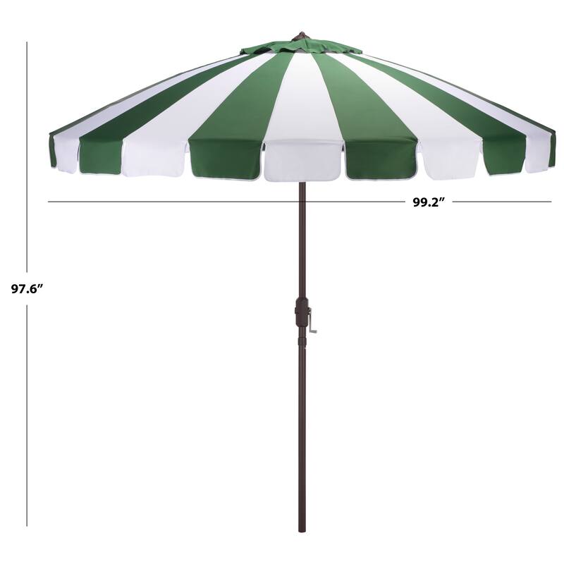 SAFAVIEH Outdoor Living Buti 9ft Crank Umbrella