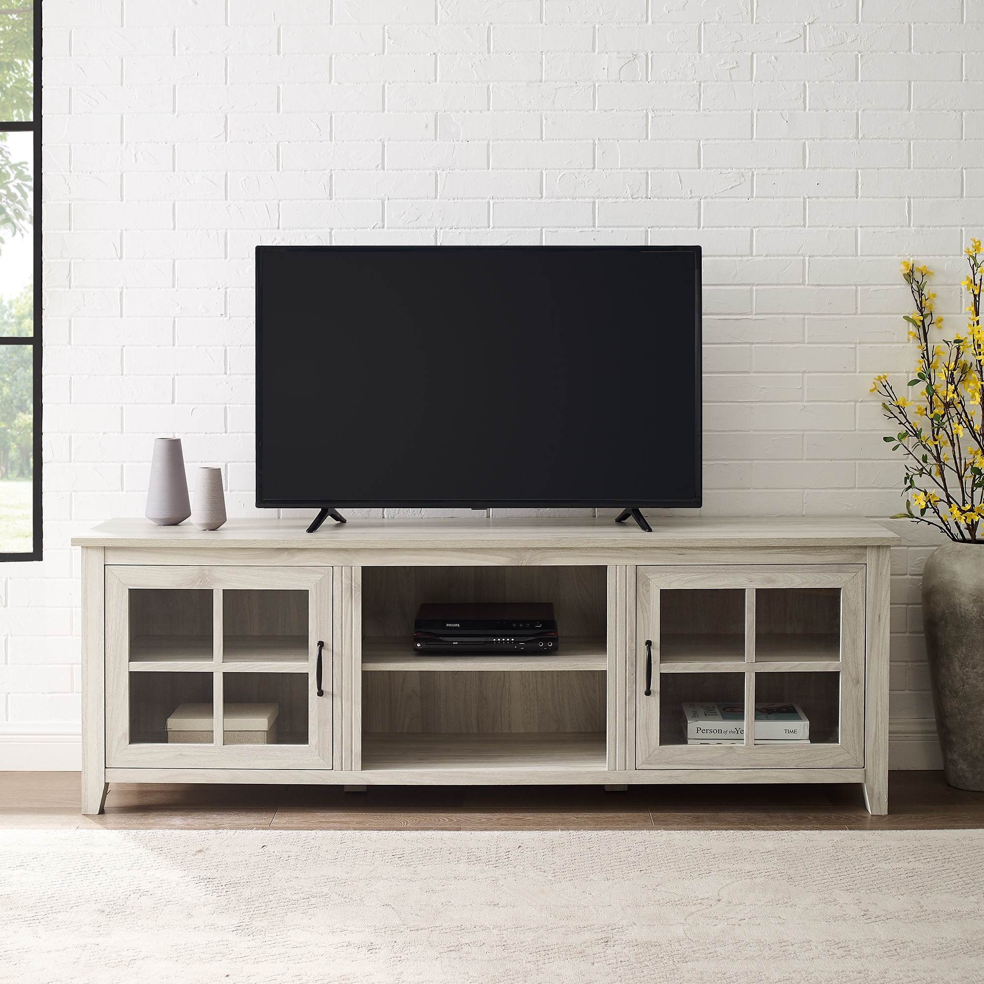 Walker Edison Dornbirn 70-inch Transitional TV Stand