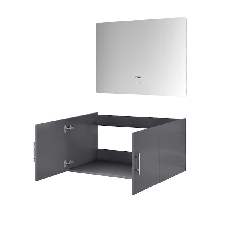 Geneva Bath Vanity No Top and Mirror