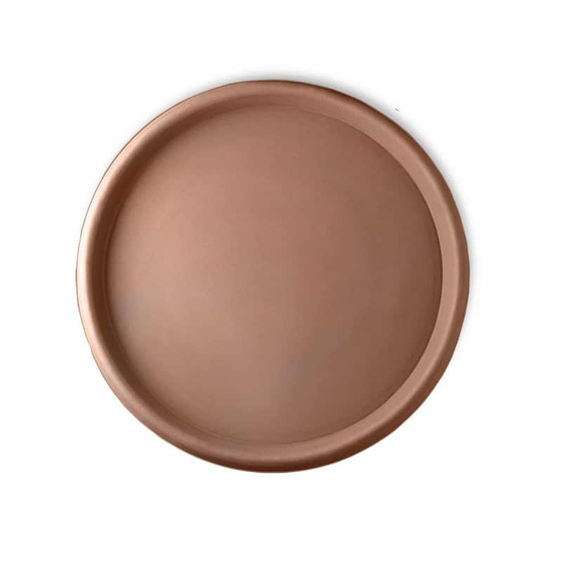 Universal Round Plant Saucer, Heavy Duty Planter Tray - 23'' inner x  25.5" outer - Weathered Terracotta
