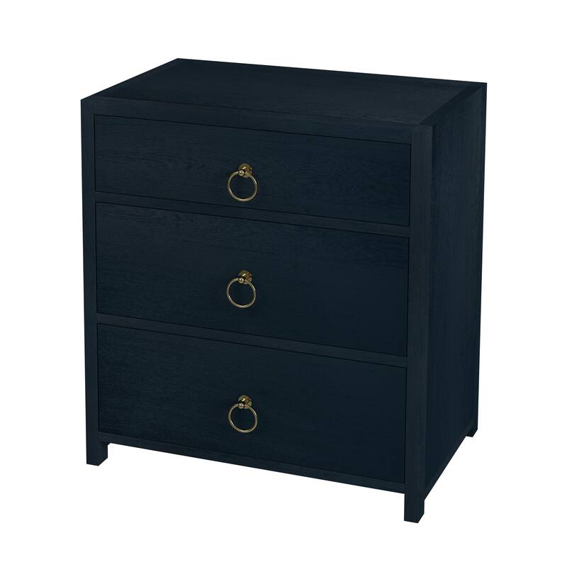 Lark 3-Drawer Nightstand