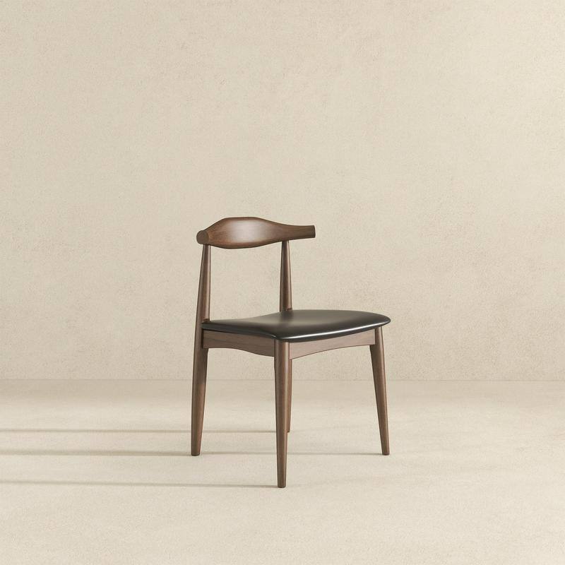 Spruce & Spring Modern Upholstered Dining Chairs Set with Solid Wood Frame Kitchen Side Chairs