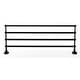preview thumbnail 5 of 3, Alno Royale 26"W Solid Brass Wall Mounted Towel Rack with 4 Towel Bars Chocolate Bronze