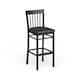 Option Black Vinyl Seat/ Black Metal Frame