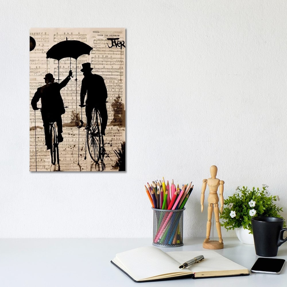 iCanvas "The Umbrella" by Loui Jover Canvas Print