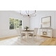 preview thumbnail 1 of 9, Simply Solid Celeste Dinette Table with 4 Chairs & Server - 6pc Set