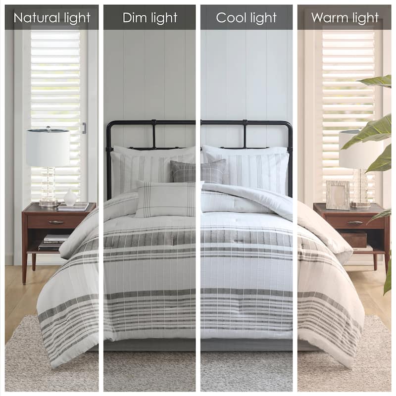 Harbor House Morgan 5 Piece Cotton Jaquard Duvet Set (Insert Excluded)