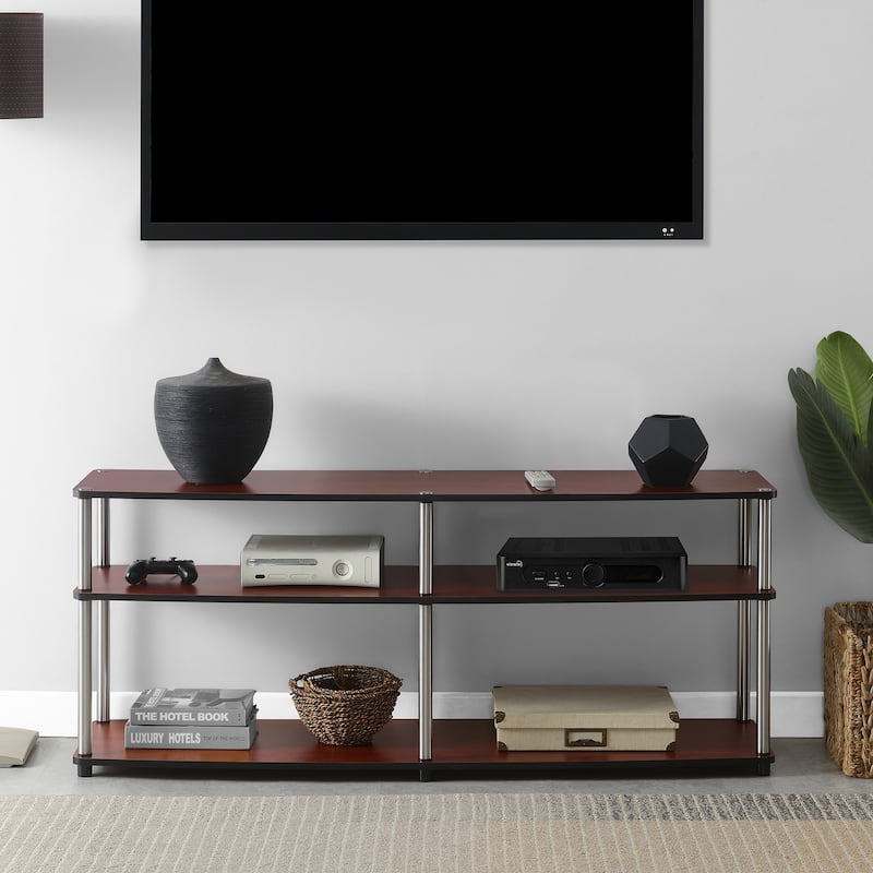 Convenience Concepts Designs2Go 3 Tier 65 inch TV Stand - Cherry