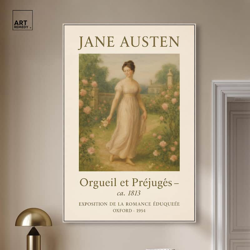 Lady in Austen's World Canvas by Art Remedy