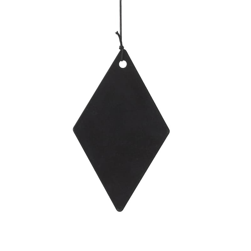 Glitzhome Set of 2 37"H Solar Lighted Metal and Glass Mosaic Windchimes - 37''H