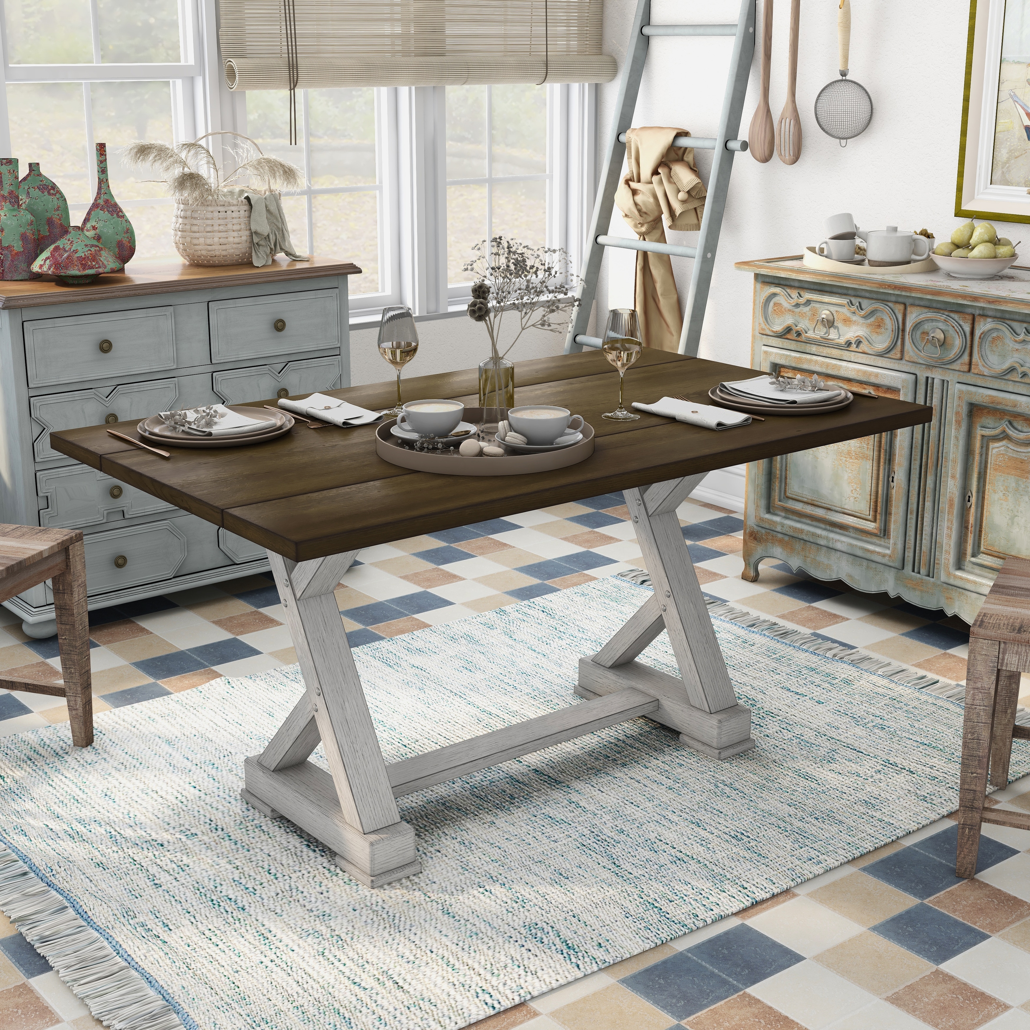Flip top dining table set clearance