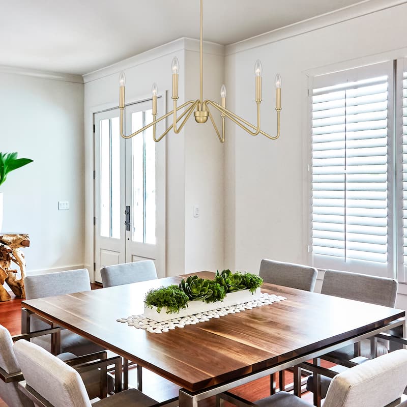 Kennedy 29.75" Wide 6-Light Chandelier