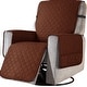 preview thumbnail 41 of 63, Subrtex Recliner Chair Cover Slipcover Reversible Protector Anti-Slip - Small Chocolate