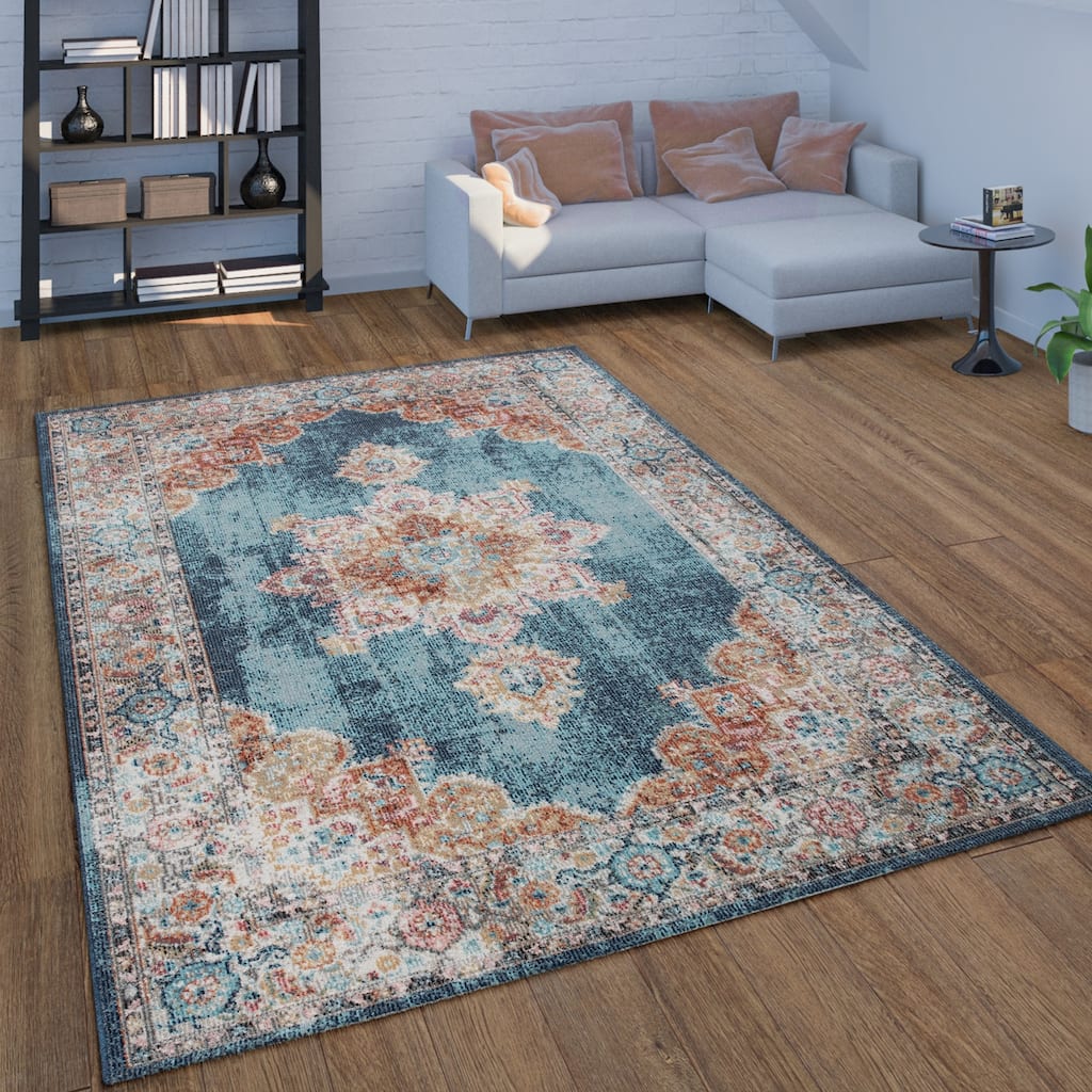 In & Outdoor Area Rug Oriental Pattern In modern differnt Colors
