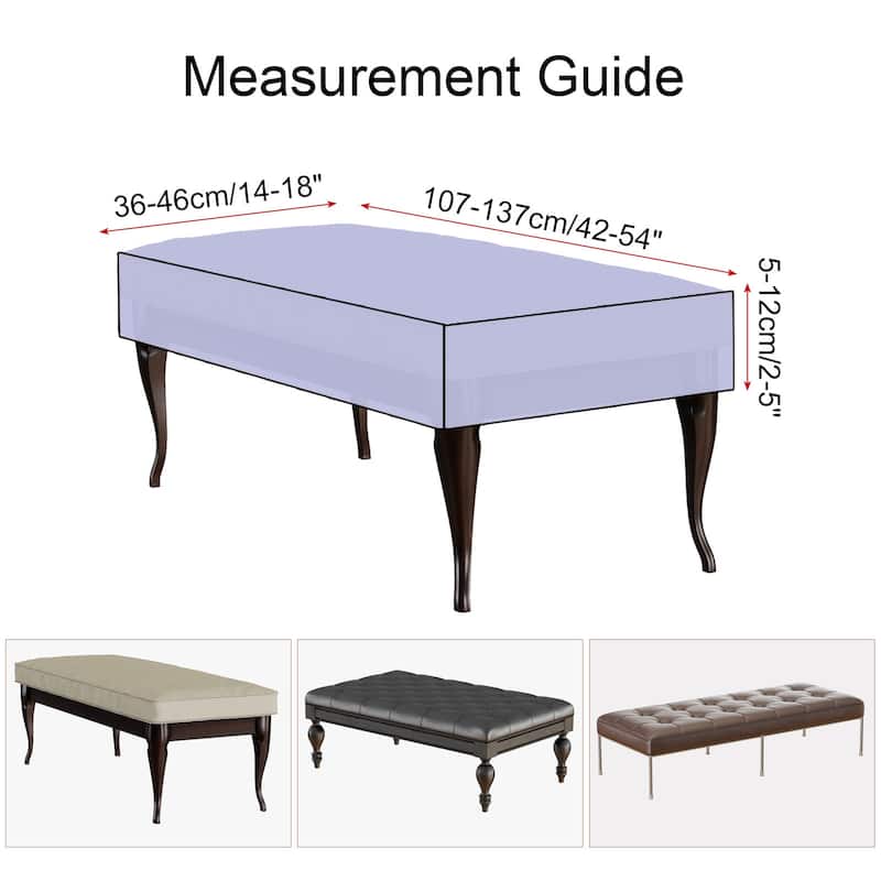 Bench Cushion Cover Dining Bench Cover, 1 Pcs