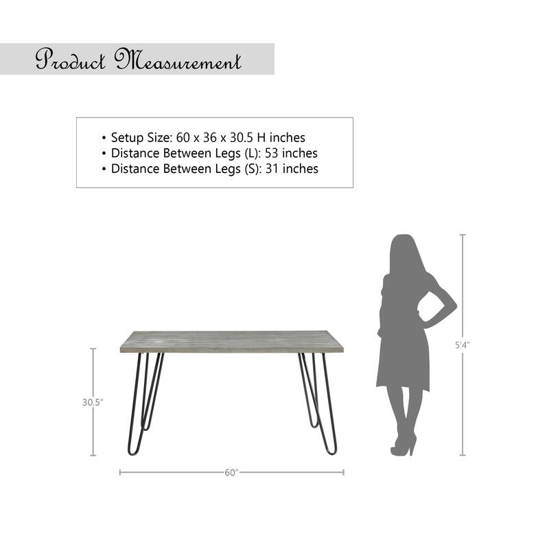 Rosalie Modern Wood Dining Table