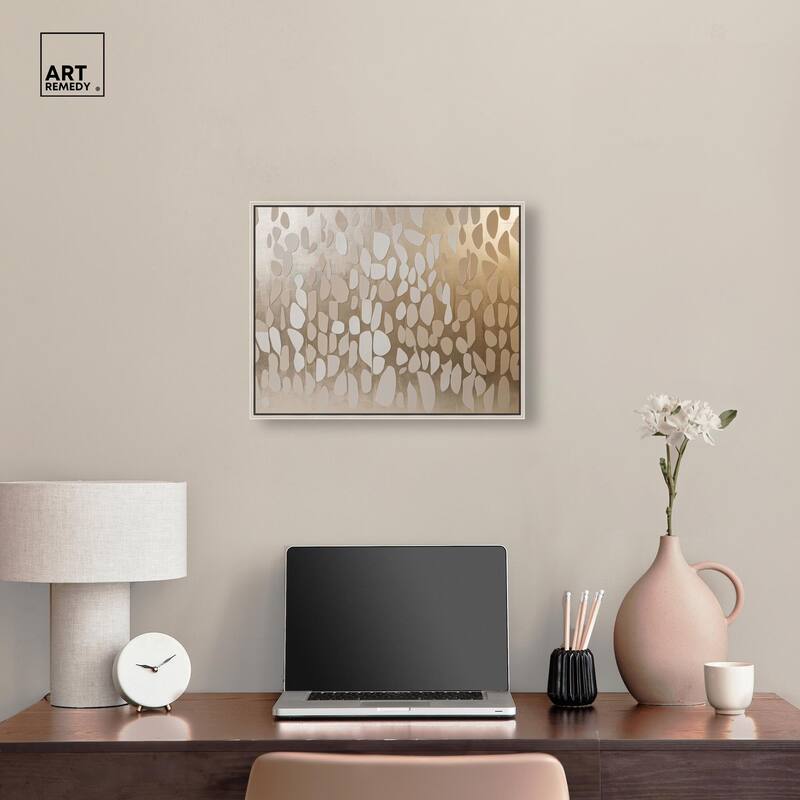 Glimmering Cascade Canvas by Art Remedy