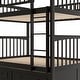 preview thumbnail 77 of 86, Full or Twin Bunk Bed with Safety Guardrail & 2 Storage Drawers, Convertible Beds Wood Slat Support Bunk Bed