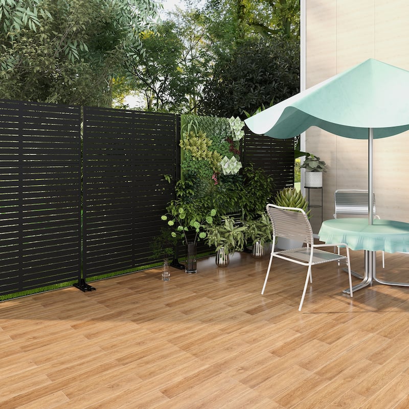 6 ft. H x 4 ft. Metal Privacy Screen Free Standing - 72*47