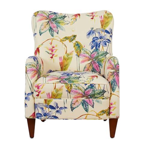Palma 32" Linen Upholstered Lounge Arm Chair by Jennifer Taylor Home