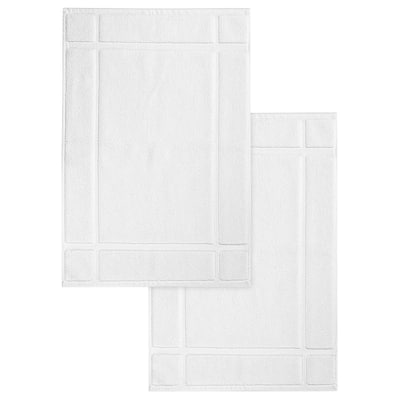 Luxurious Cotton 1350 GSM Bath Mats by Ample Decor- Pack of 2
