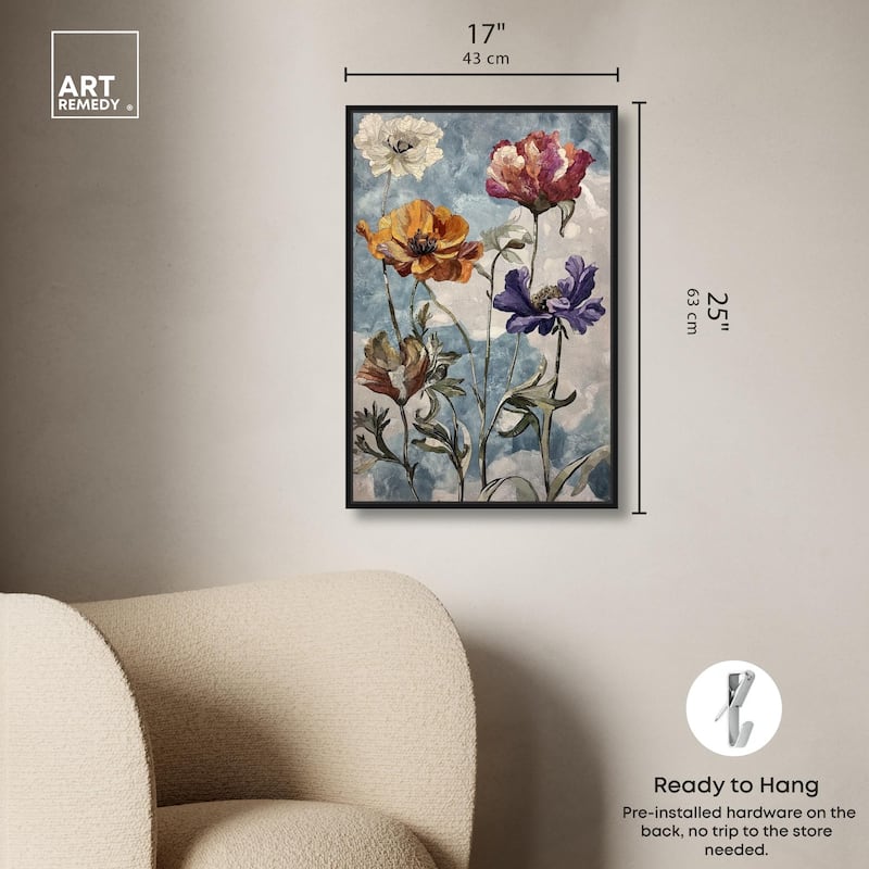 Hued Blossom II Canvas by Art Remedy