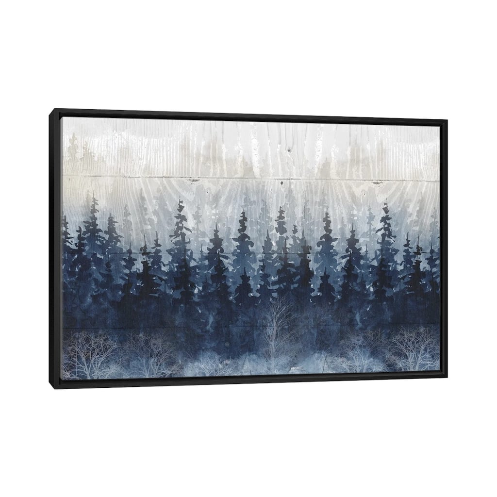 iCanvas "Misty Indigo Forest" by Carol Robinson Framed Canvas Print