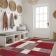 preview thumbnail 6 of 20, World Rug Gallery Modern Boxes Design Non-slip (Non-skid) Area Rug