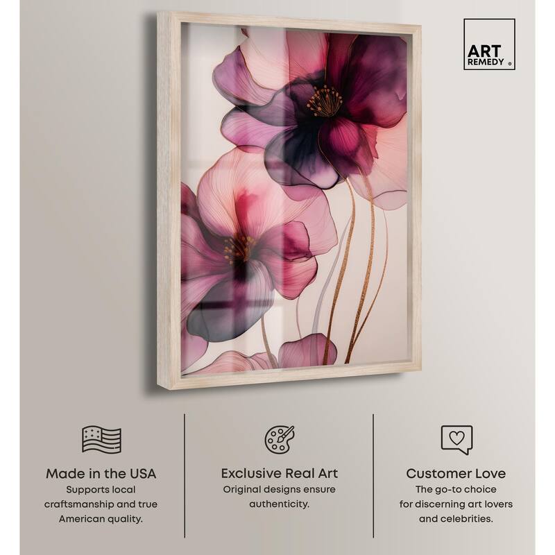 Velvet Verse III Shadowbox by Art Remedy
